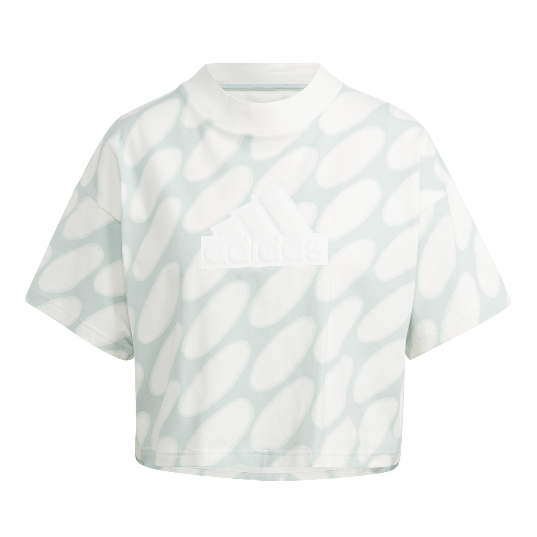 Women's T-shirt adidas Marimekko Future Icons 3-Stripes