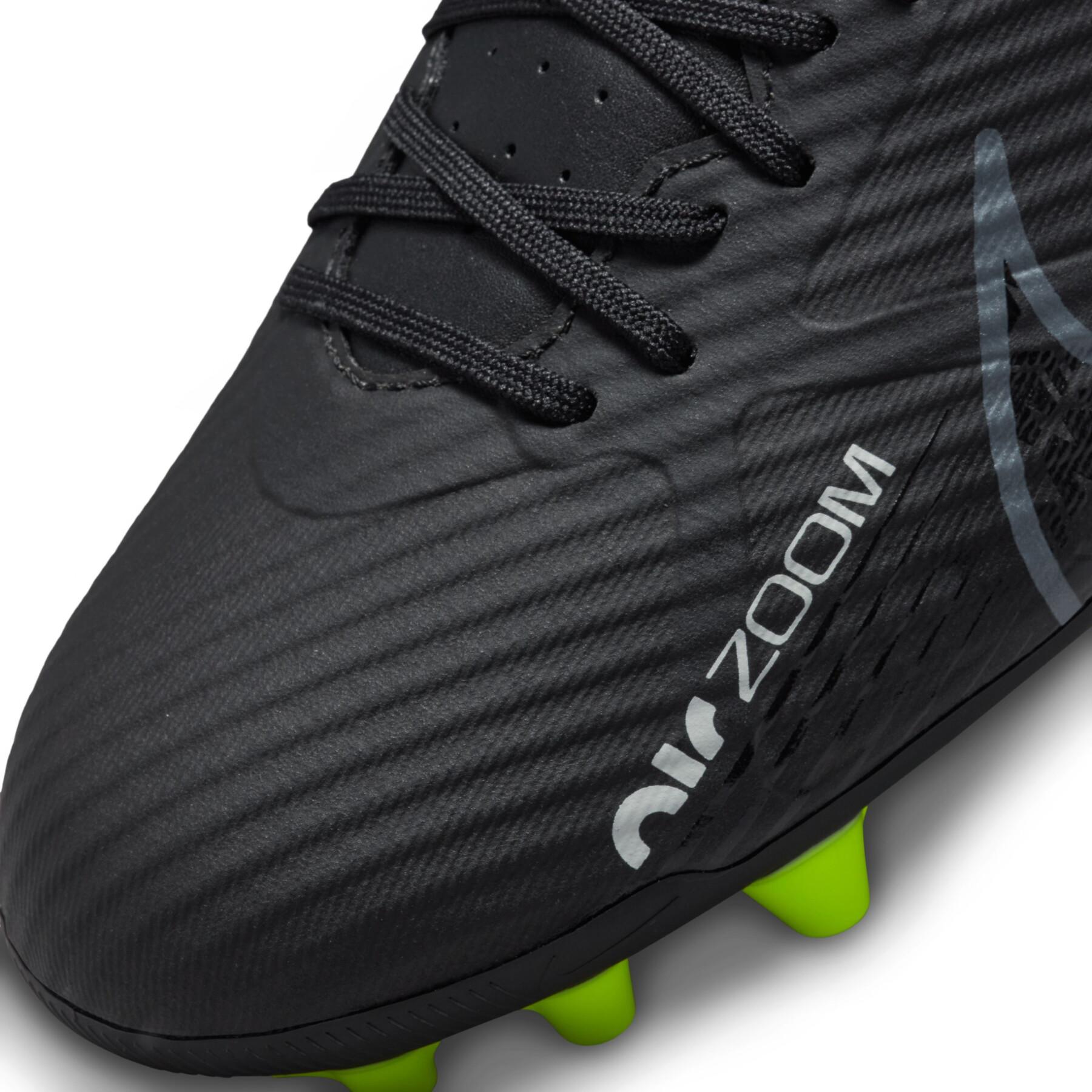 Chaussures de soccer zoom mercurial vapor 15 academy ag - shadow black pack