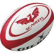 Rugby ball midi Gilbert Scarlets (taille 2)