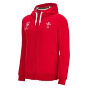 Sweatshirt zipped hoodie Pays de Galles Rugby XV Merch RWC Country. 2023